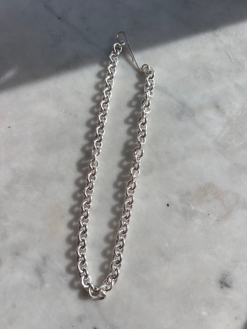 Sterling Silver Cable Chain Necklace