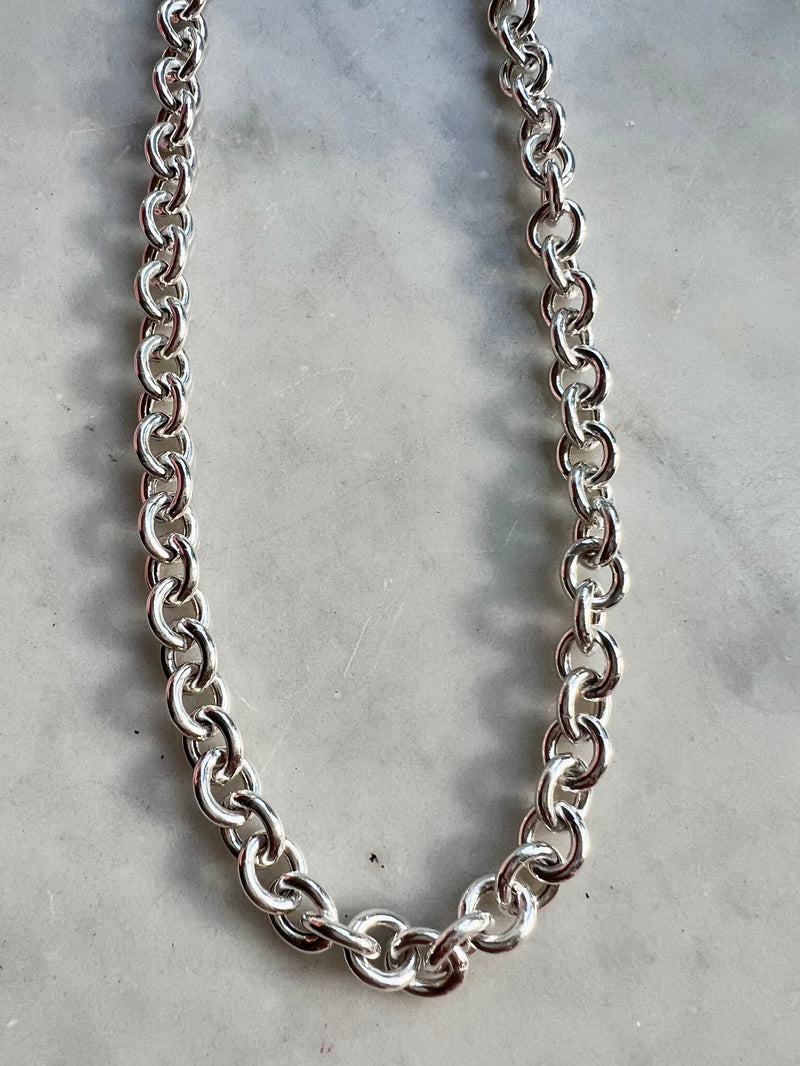 Sterling Silver Cable Chain Necklace