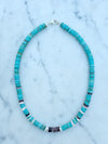 Turquoise Heishi Necklace
