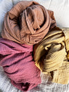 Squishy scarves terracotta