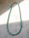 Turquoise heishi necklace